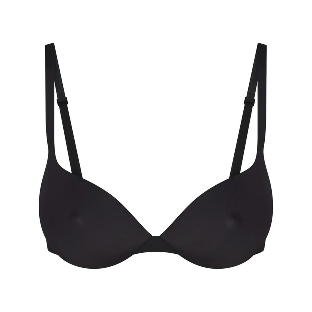 SKIMS Nipple Push-Up Bra in Onyx Sz 32A NEW